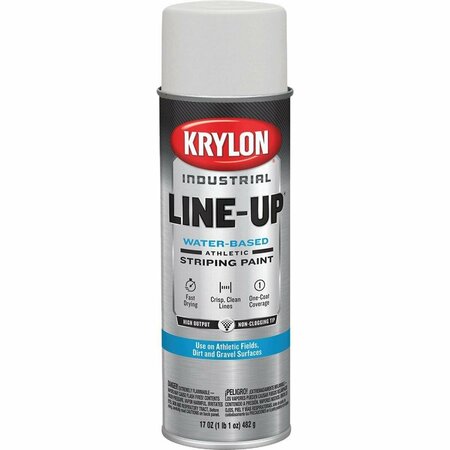 KRYLON Industrial 8305 WB Athletic White Striping Paint K00830508